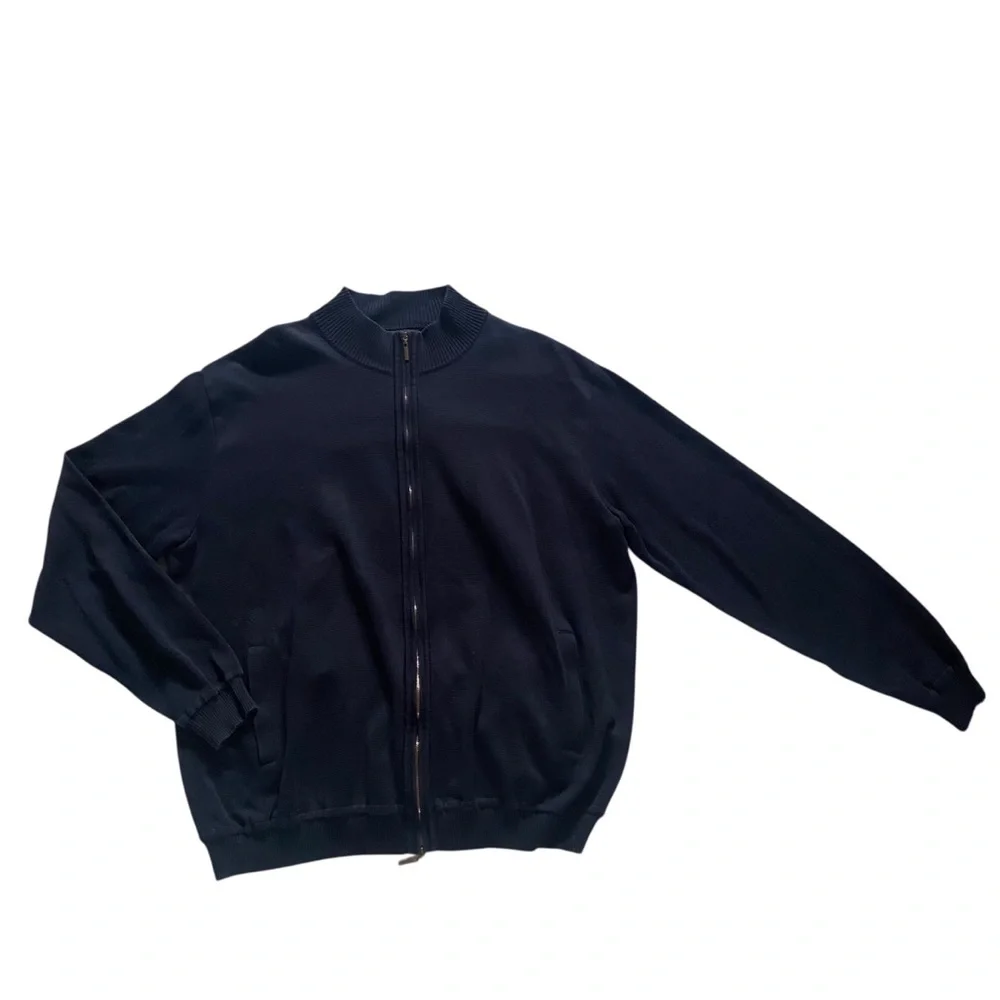 ST.Croix Men’s Blue Zip-up Cardigan XXL